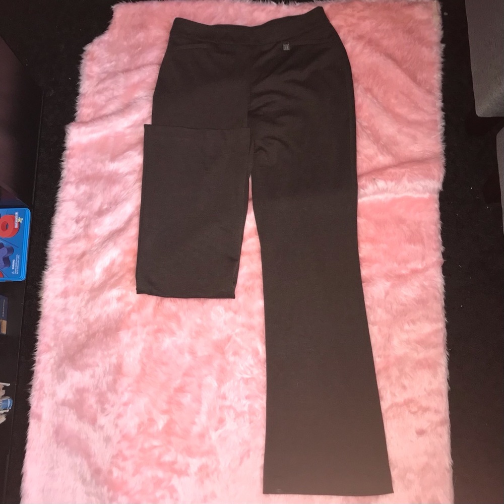 slightly flared trousers